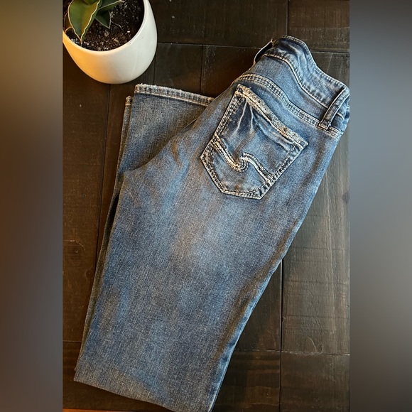 Silver suki Midwash straight cut jeans - Picture 1 of 3
